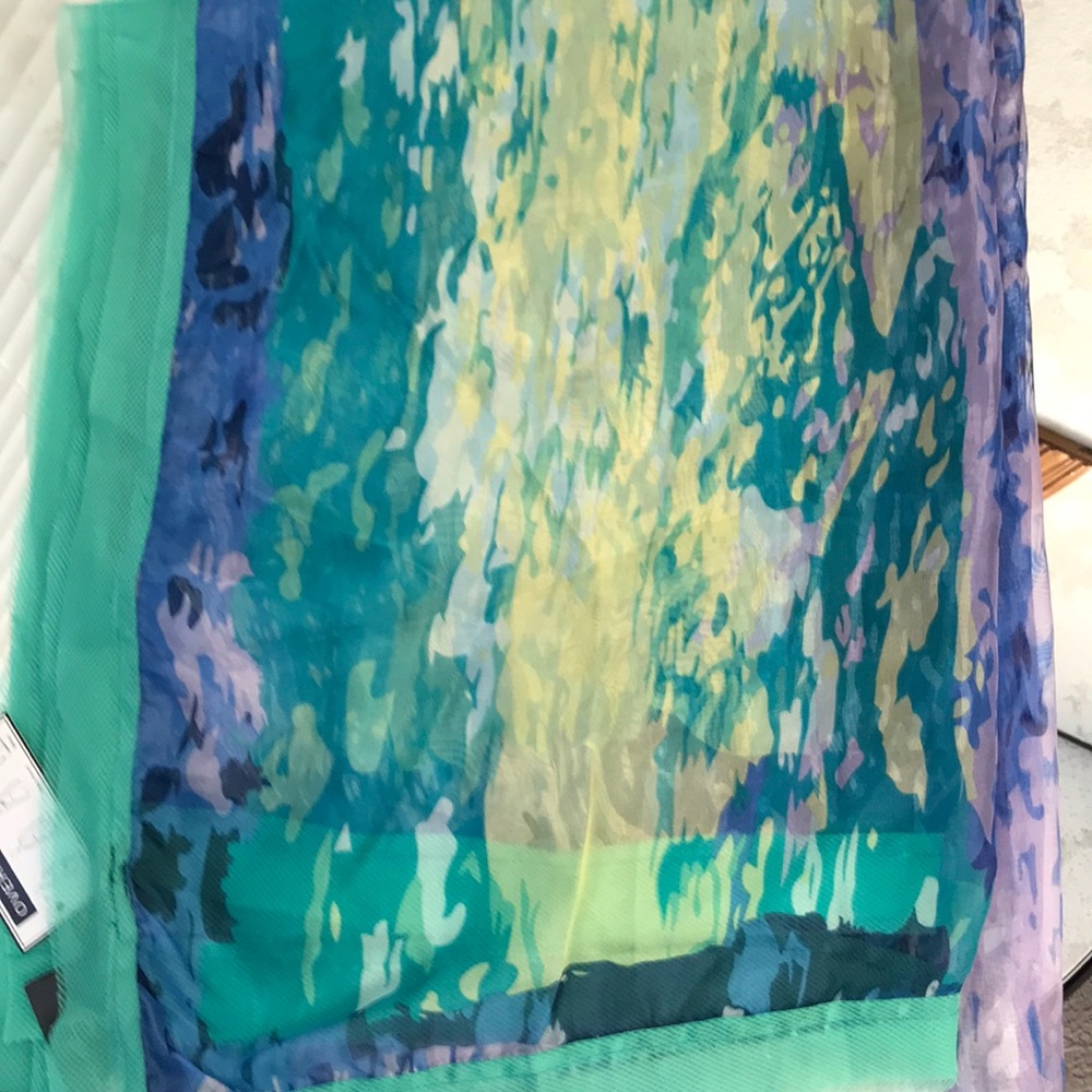 Cejon Summer Splash Over sized Scarf Sea foam OS 2 FOR 10.00